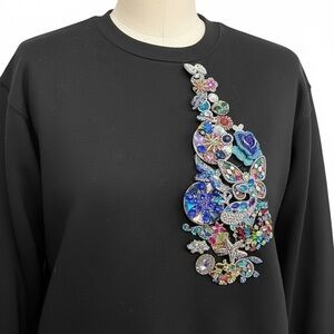 Extreme brooch stack! Made to order.